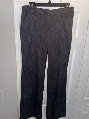 MICHAEL Michael Kors Gray Herringbone Dress Pants